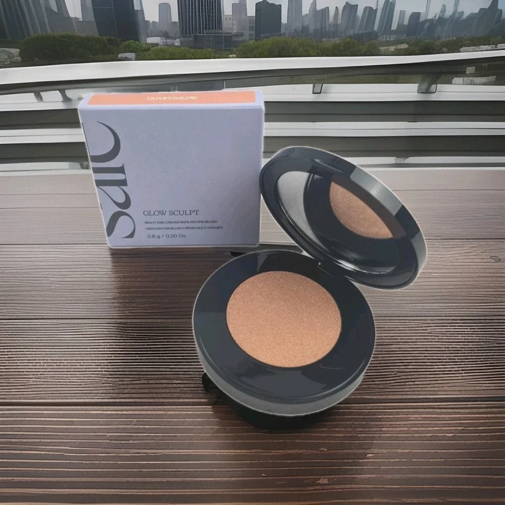 Saie Glow‎ Sculpt ~ Multi-Use Cream Highlighting Blush In QUARTZGLOW NIB!